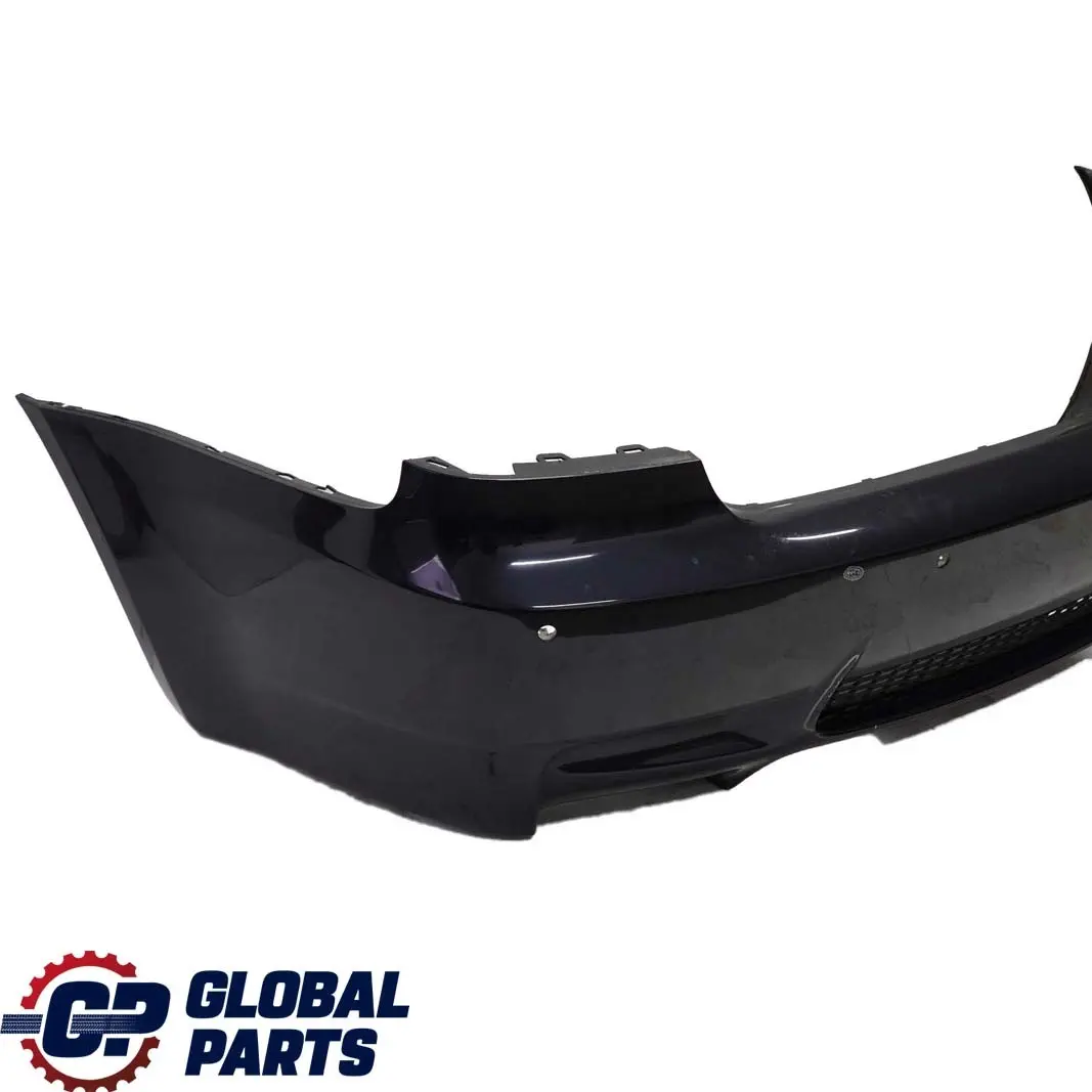 BMW 3 E92 E93 M3 Complete Rear Bumper PDC Jerezschwarz Black Metallic - A73 - SKU 0433104-JEREZ1 - Part number 0433104