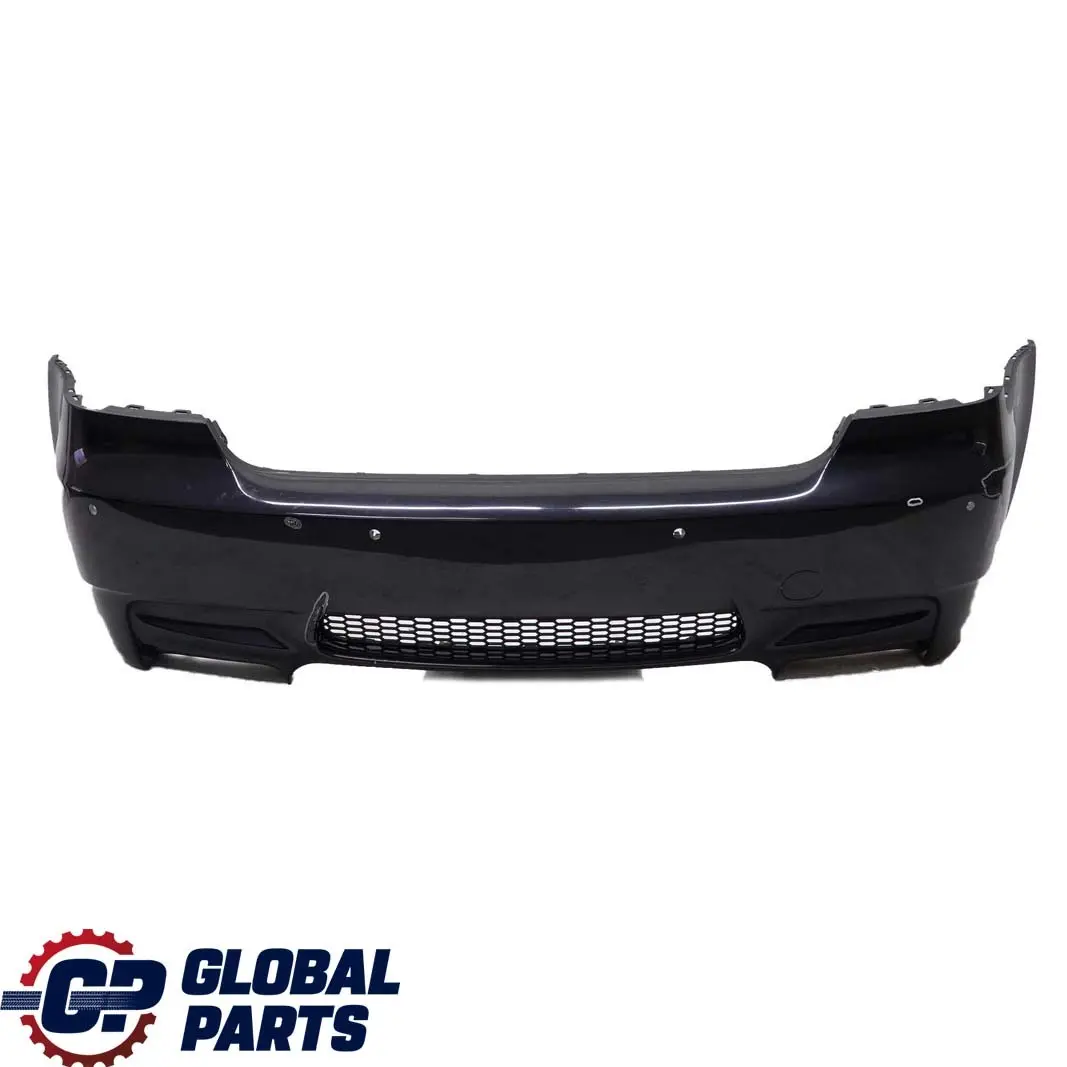 BMW 3 E92 E93 M3 Complete Rear Bumper PDC Jerezschwarz Black Metallic - A73 - SKU 0433104-JEREZ1 - Part number 0433104