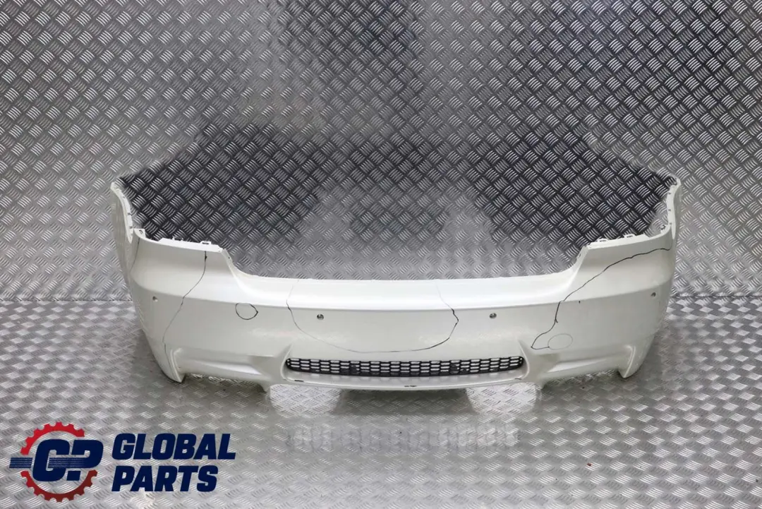BMW 3 Reihe E92 E93 M3 Stossfänger Hinten PDC Weiss Gold - SKU 0433104-WG - Teilenummer 0433104