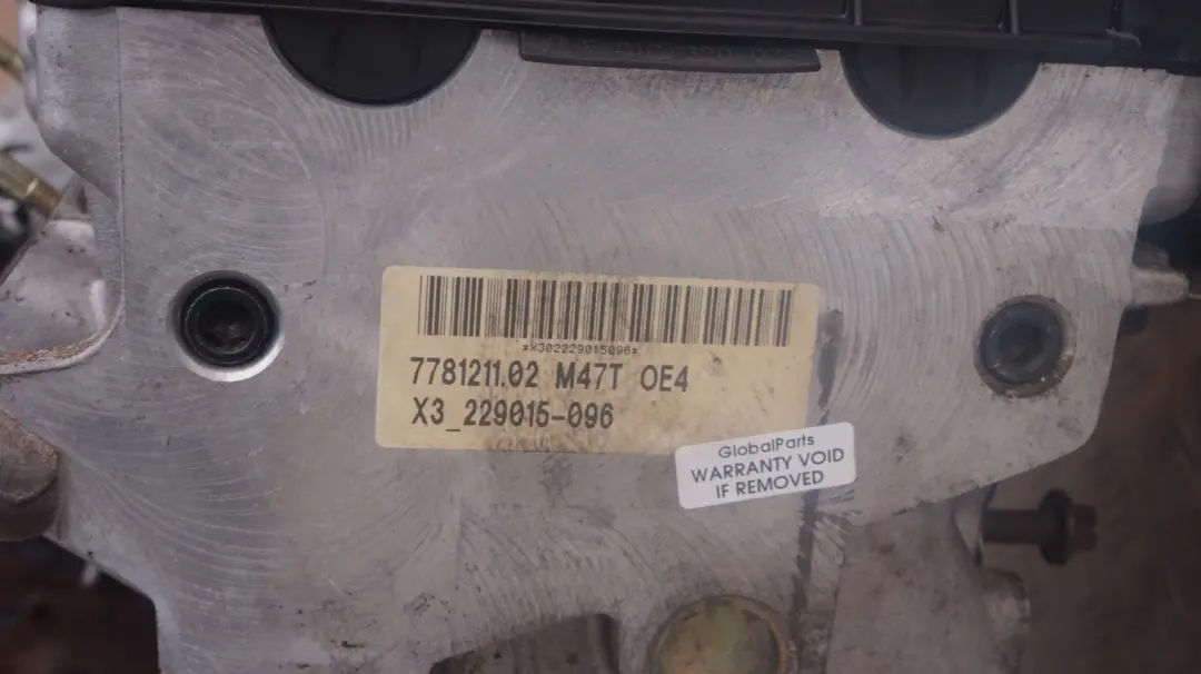 M47N2 Motor Desnudo Diesel 204D4 150HP 159 000km, GARANTÍA para BMW X3 Serie E83 2.0D con número de pieza 0441266 BMW X3 Serie E83 2.0D M47N2 Motor Desnudo Diesel 204D4 150HP 159 000km, GARANTÍA - SKU 0441266 - Número de pieza 0441266