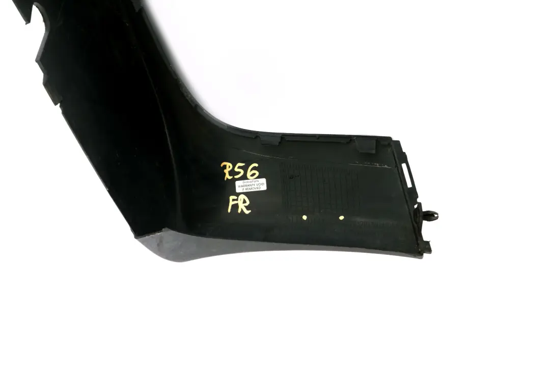 Front Trim Panel Extension Right O/S Black 0 to Mini R55 R56 R57 with Part number 2757210 Mini R55 R56 R57 Front Trim Panel Extension Right O/S Black 0 - SKU 441464 - Part number 2757210