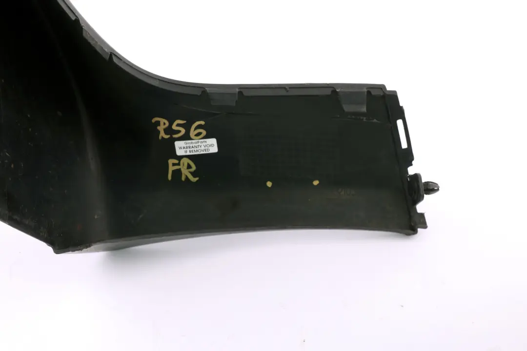 Front Trim Panel Extension Right O/S Black 0 to Mini R55 R56 R57 with Part number 2757210 Mini R55 R56 R57 Front Trim Panel Extension Right O/S Black 0 - SKU 441464 - Part number 2757210