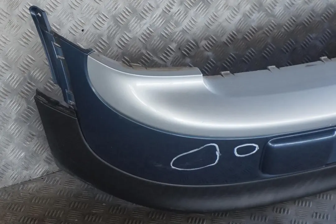 Complete Rear Bumper Trim Panel Horizon Blue - A93 to Mini Clubman R55 with Part number 0442794 Mini Clubman R55 Complete Rear Bumper Trim Panel Horizon Blue - A93 - SKU 0442794-HB - Part number 0442794