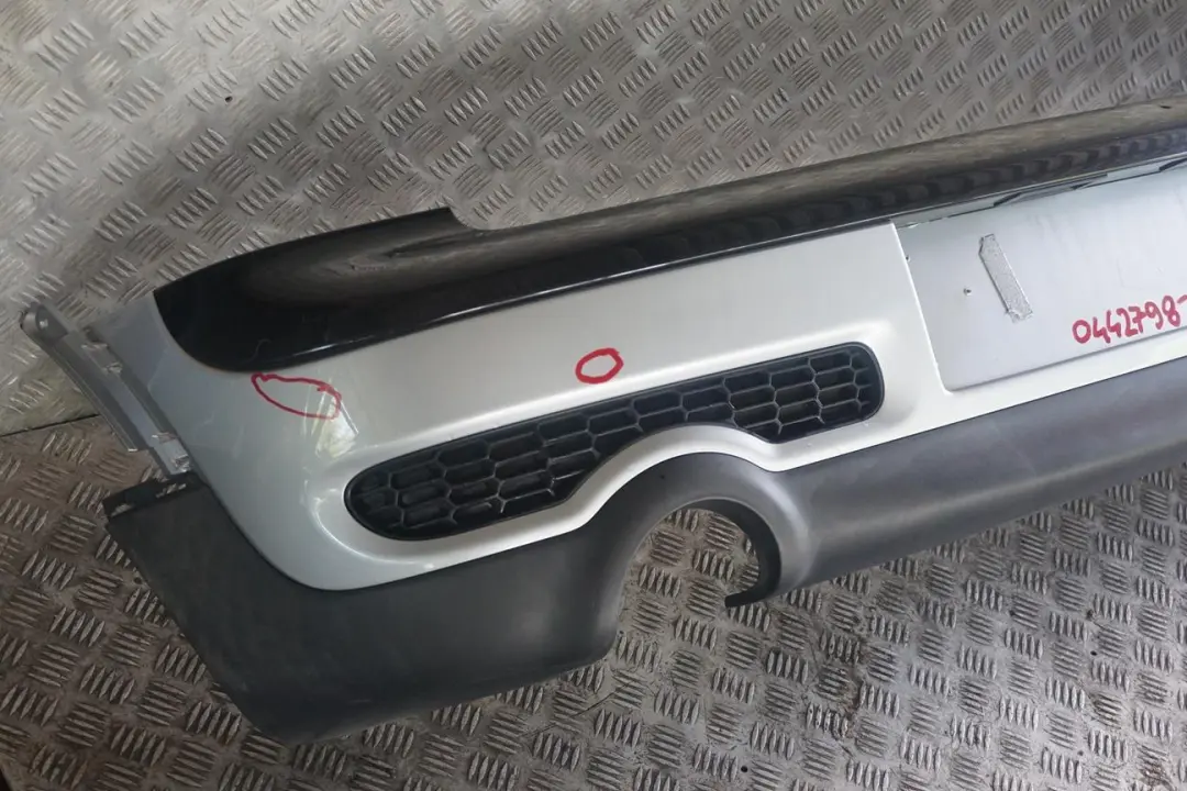 Mini Clubman R55 Cooper S Rear Bumper Trim Panel Pure Silver - 900 - SKU 0442798-PS - Part number 0442798