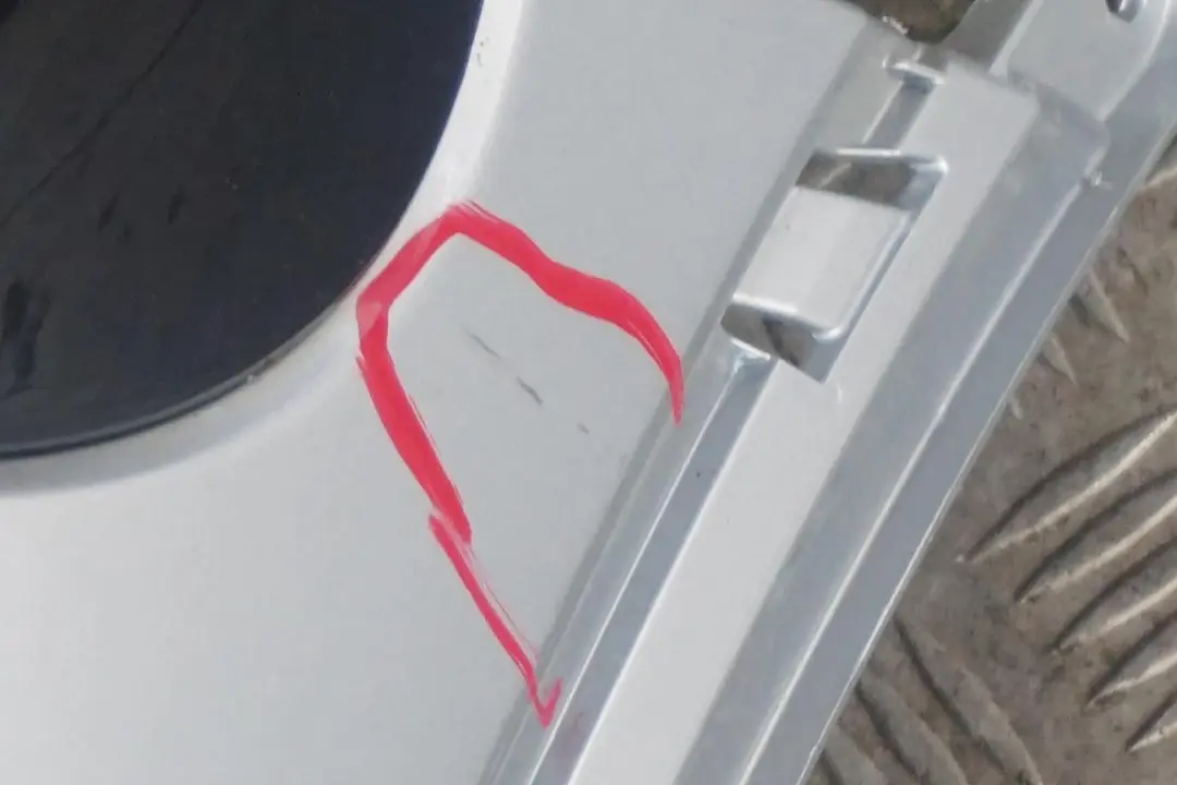 Mini Clubman R55 Cooper S Rear Bumper Trim Panel Pure Silver - 900 - SKU 0442798-PS - Part number 0442798