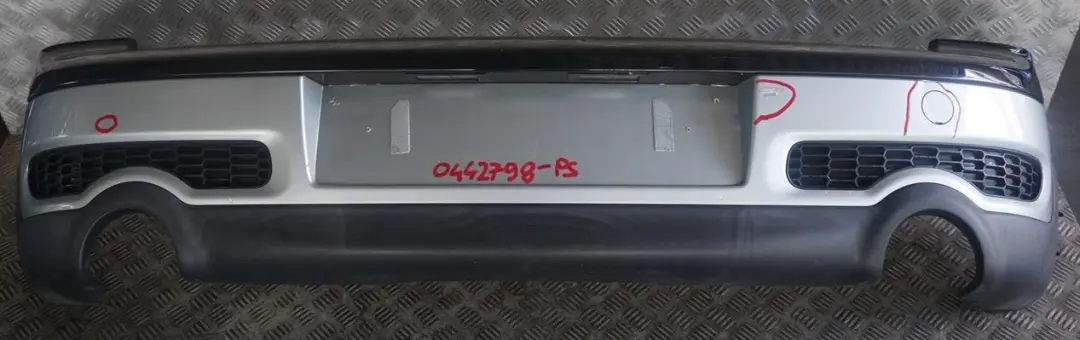 Mini Clubman R55 Cooper S Rear Bumper Trim Panel Pure Silver - 900 - SKU 0442798-PS - Part number 0442798