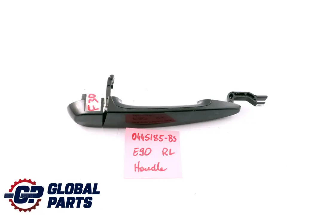 Asidero Trasero Izquierdo Negro Zafiro Metálico para BMW E90 E91 con número de pieza 0445185 BMW E90 E91 Asidero Trasero Izquierdo Negro Zafiro Metálico - SKU 0445185-BS - Número de pieza 0445185