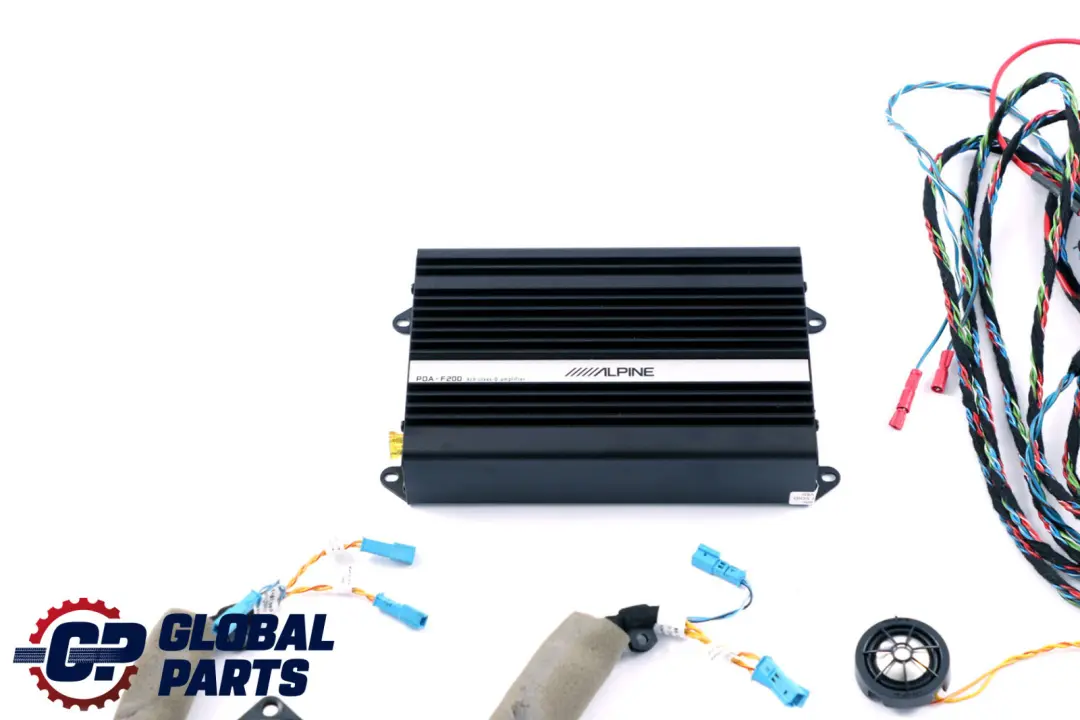 Reihe E87 E90 HiFi Audio Alpine Lautsprecher Verstärker Retrofit Set für BMW 1 3 mit Teilenummer 0445684 BMW 1 3 Reihe E87 E90 HiFi Audio Alpine Lautsprecher Verstärker Retrofit Set - SKU 0445684 - Teilenummer 0445684