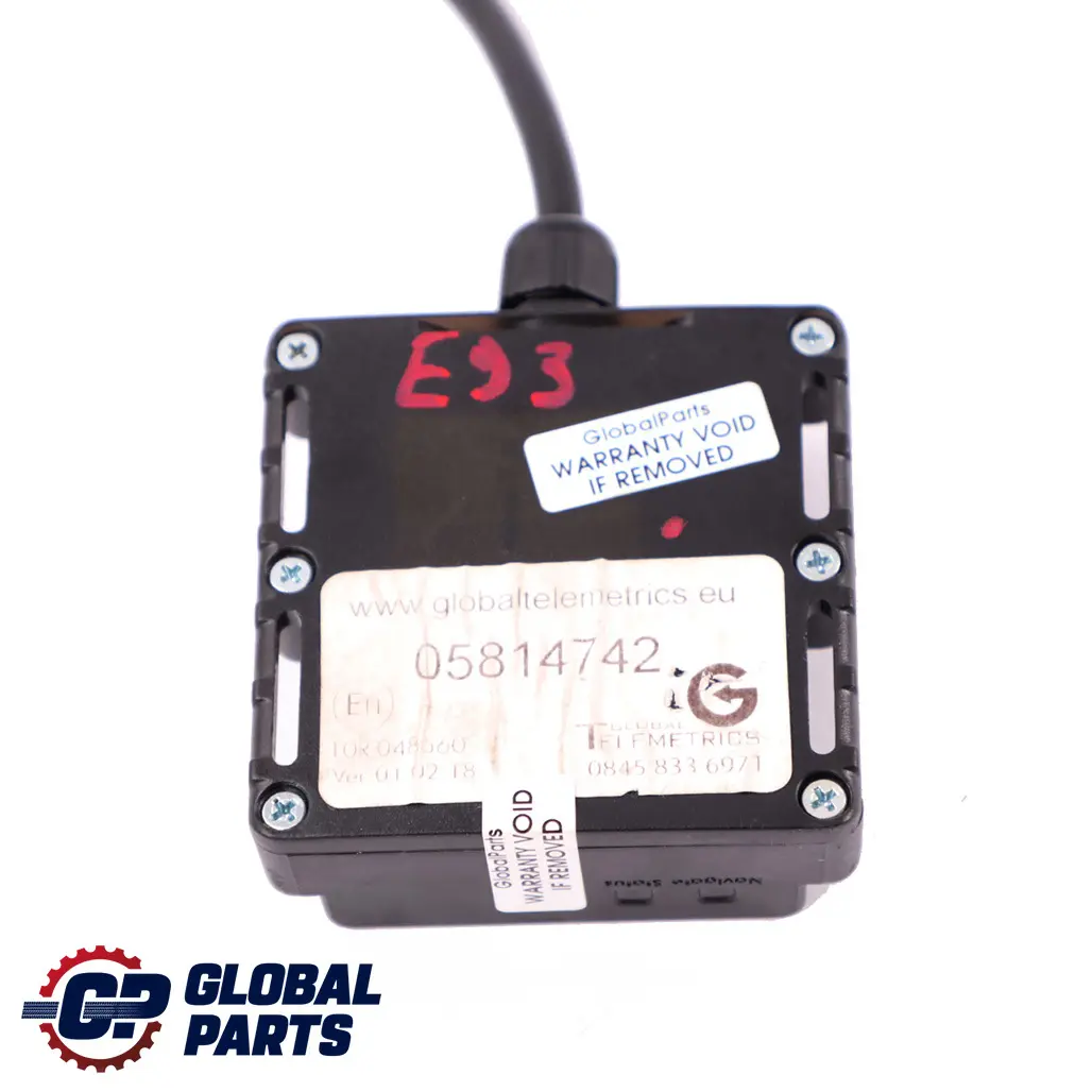  Global Telemetrics Lecteur Traceur GPS Véhicule Module Unité 0 - SKU 5814742 - Numéro de pièce 05814742