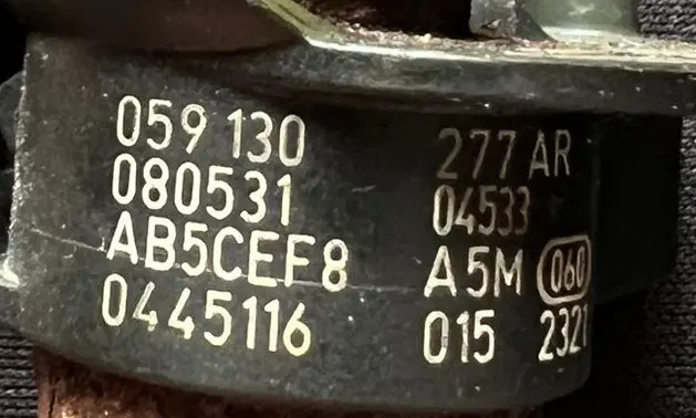 Audi A5 8T 3.0 TDI Dysza Wtryskiwacza Paliwa Diesel - SKU 059130277BE - Numer Części 059130277BE