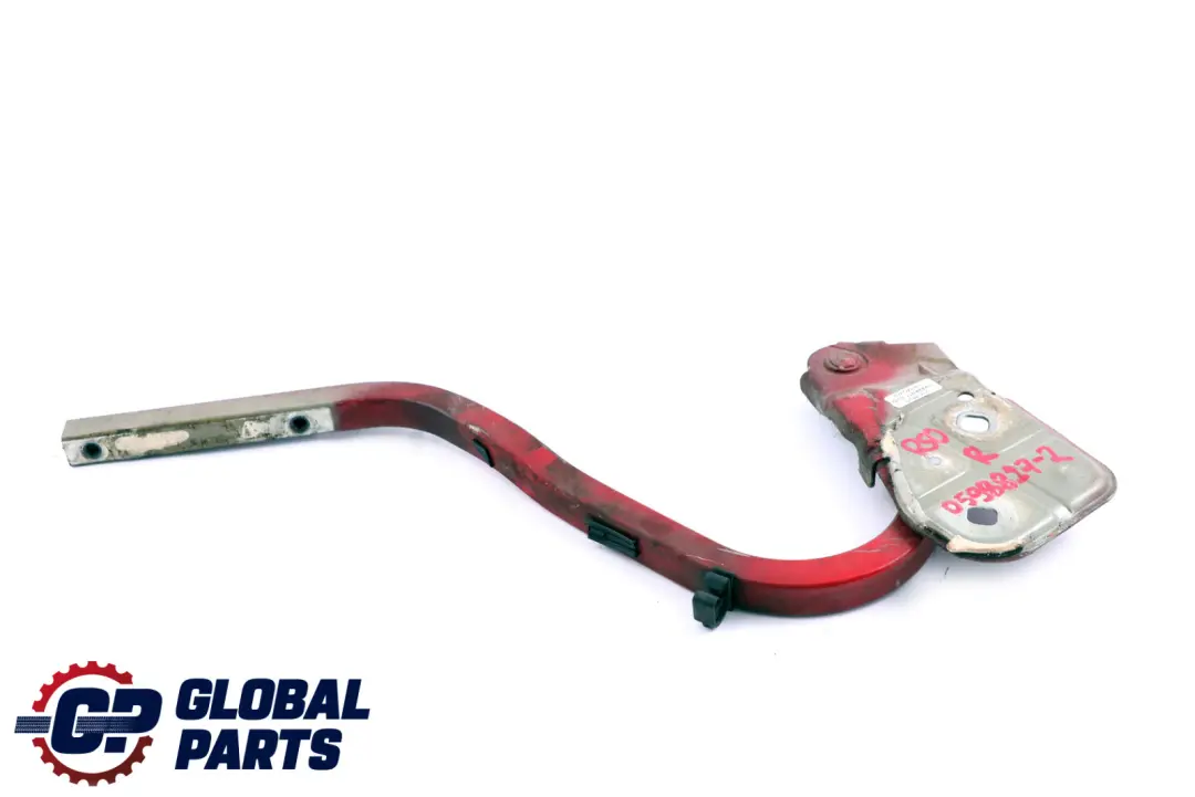 Right O/S Engine Hood Hinge Bonnet Chilli Red to Mini Cooper One 2 R50 R52 R53 with Part number 598827 Mini Cooper One 2 R50 R52 R53 Right O/S Engine Hood Hinge Bonnet Chilli Red - SKU 0598827-2 - Part number 598827