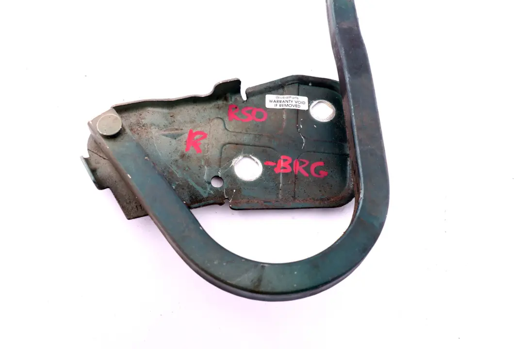 Mini Cooper One R50 R52 R53 Charniere Rabat Droite Vert - SKU 0598827-BRG - Numéro de pièce 0598827