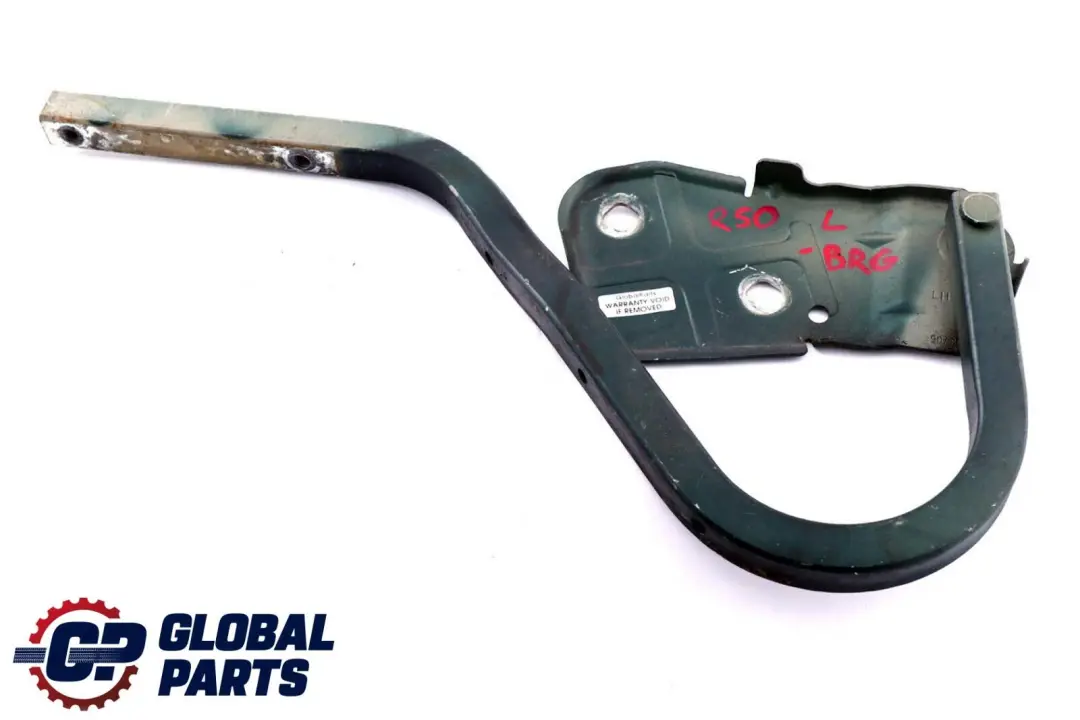 Charniere Rabat a Gauche Vert pour Mini Cooper One R50 R52 R53 à propos du numéro de pièce 0598828 Mini Cooper One R50 R52 R53 Charniere Rabat a Gauche Vert - SKU 0598828-BRG - Numéro de pièce 0598828