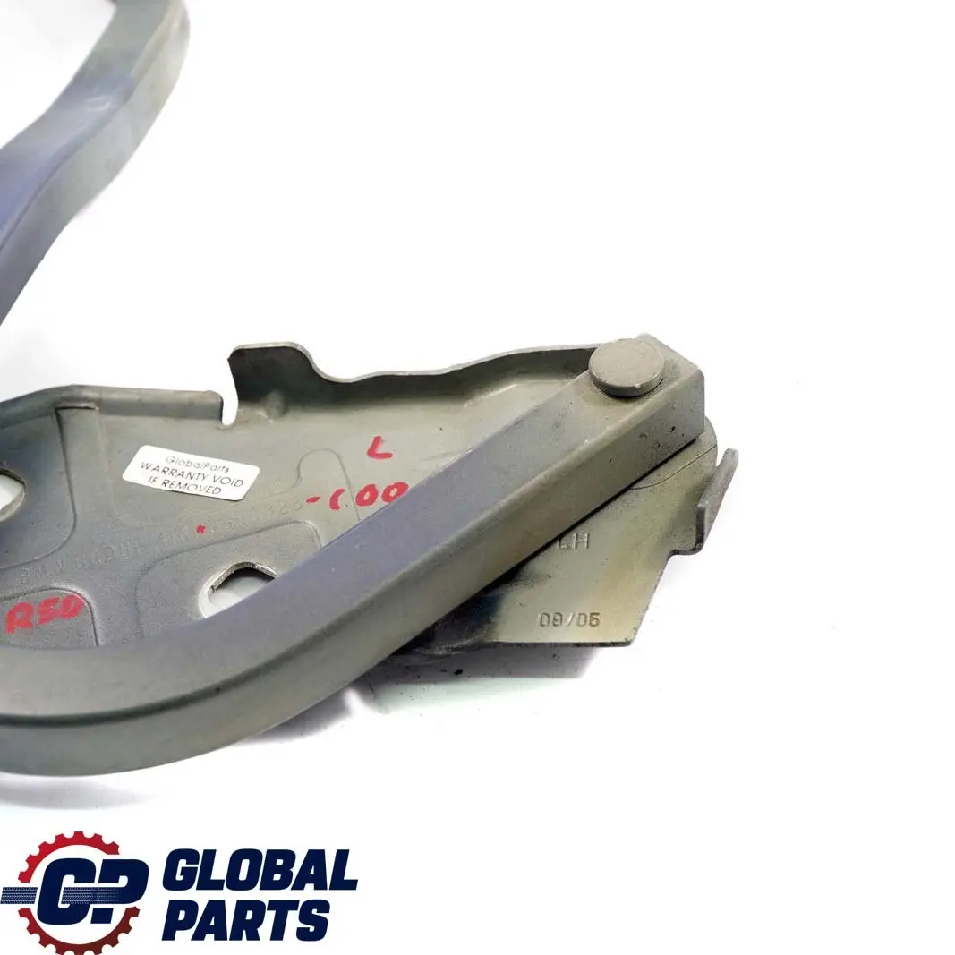 Mini Cooper One R50 R53 Left N/S Engine Hood Hinge Cool Blue Metallic - A27 - SKU 0598828-COOL - Part number 0598828