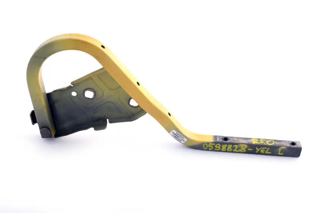 Izquierda Motor Capo Bisagra Liquido Amarillo - 902 para Mini Cooper One R50 R52 R53 con número de pieza 0598828 Mini Cooper One R50 R52 R53 Izquierda Motor Capo Bisagra Liquido Amarillo - 902 - SKU 0598828-YEL - Número de pieza 0598828