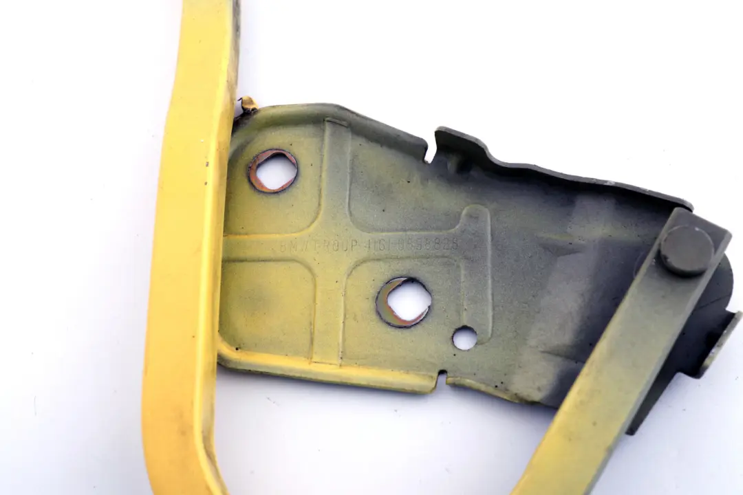 Left N/S Engine Hood Hinge Liquid Yellow - 902 to Mini Cooper One R50 R52 R53 with Part number 0598828 Mini Cooper One R50 R52 R53 Left N/S Engine Hood Hinge Liquid Yellow - 902 - SKU 0598828-YEL - Part number 0598828