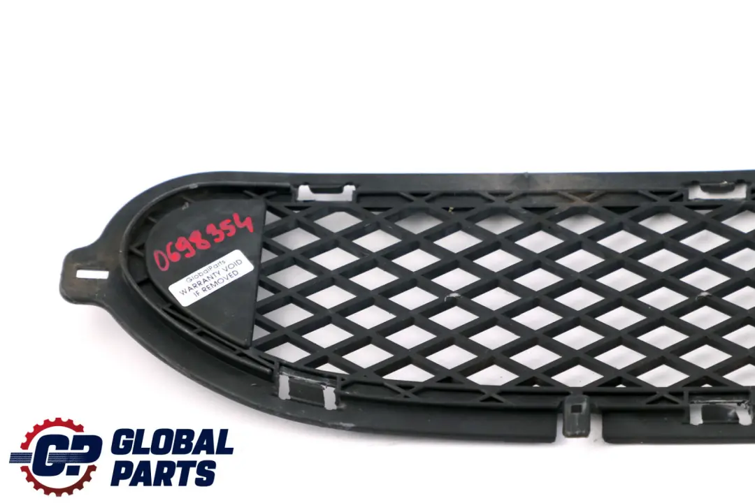 Front Bumper Bottom Part Grille Schwarz Black 0 to Mini Cooper One R50 with Part number 0698354 Mini Cooper One R50 Front Bumper Bottom Part Grille Schwarz Black 0 - SKU 698354 - Part number 0698354