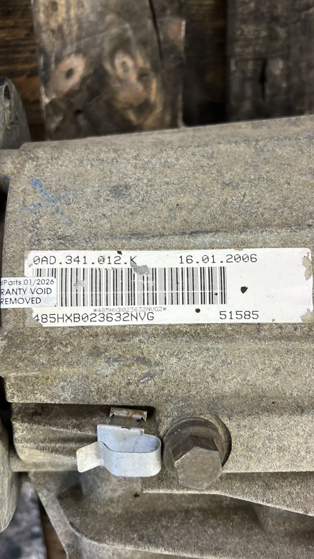 7L 3.0 TDI Scatola Trasferimento 0AD341011G GARANZIA per Volkswagen Touareg con numero di parte 0AD341011L Volkswagen Touareg 7L 3.0 TDI Scatola Trasferimento 0AD341011G GARANZIA - SKU 0AD341011L - Numero di parte 0AD341011L