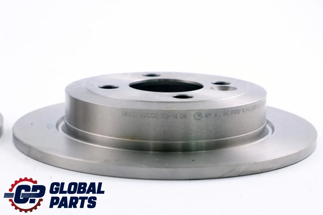 Eicher Rear Wheel Brake Disc Set 90R-02C0355/0390 to Mini Cooper R56 with Part number 104120179 Mini Cooper R56 Eicher Rear Wheel Brake Disc Set 90R-02C0355/0390 - SKU 104120179 - Part number 104120179