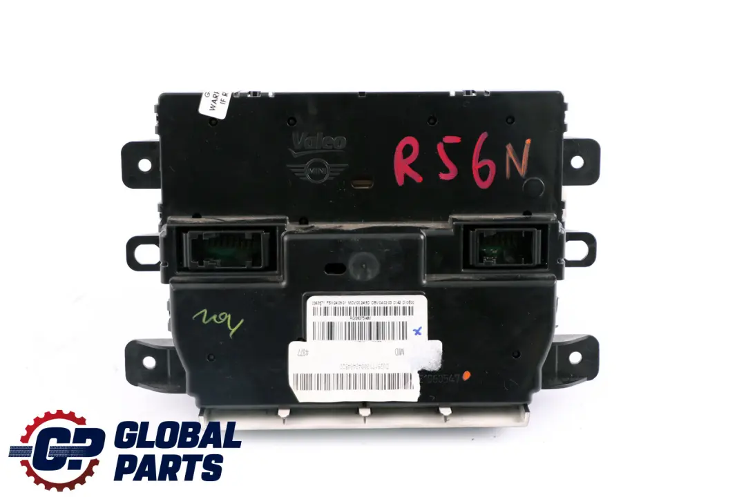 Conditioning Control Unit to BMW Mini Cooper R55 R56 LCI Automatic Air with Part number 1060547 BMW Mini Cooper R55 R56 LCI Automatic Air Conditioning Control Unit - SKU 1060547 - Part number 1060547