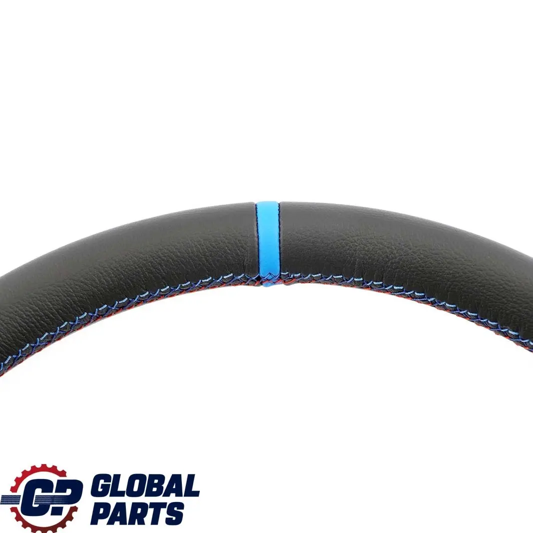 BMW E36 NEW Black Leather / Alcantara Sport Steering Wheel 3 Spoke Tricoloured - SKU 1092050-1 - Part number 1092050