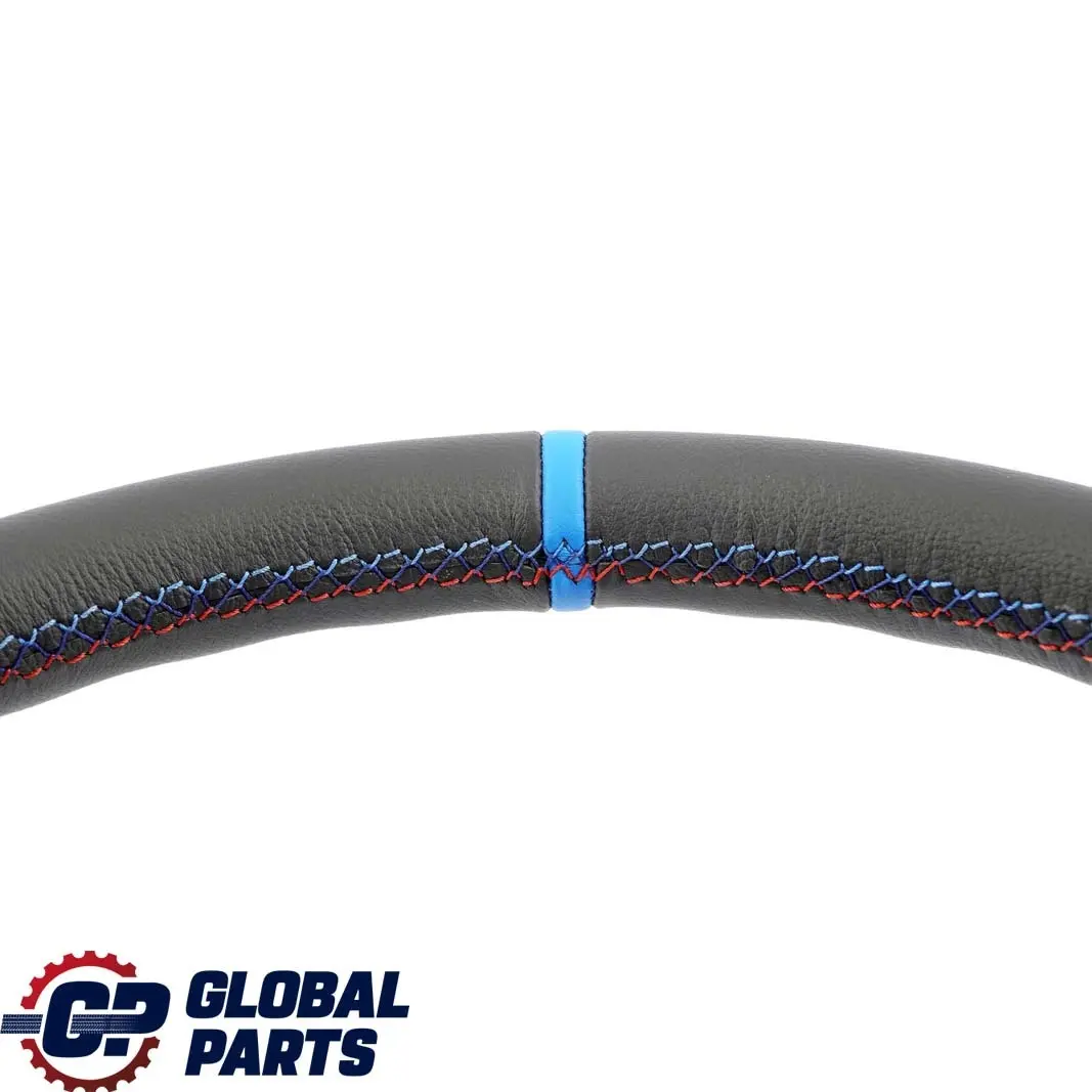 BMW E36 NEW Black Leather / Alcantara Sport Steering Wheel 3 Spoke Tricoloured - SKU 1092050-1 - Part number 1092050