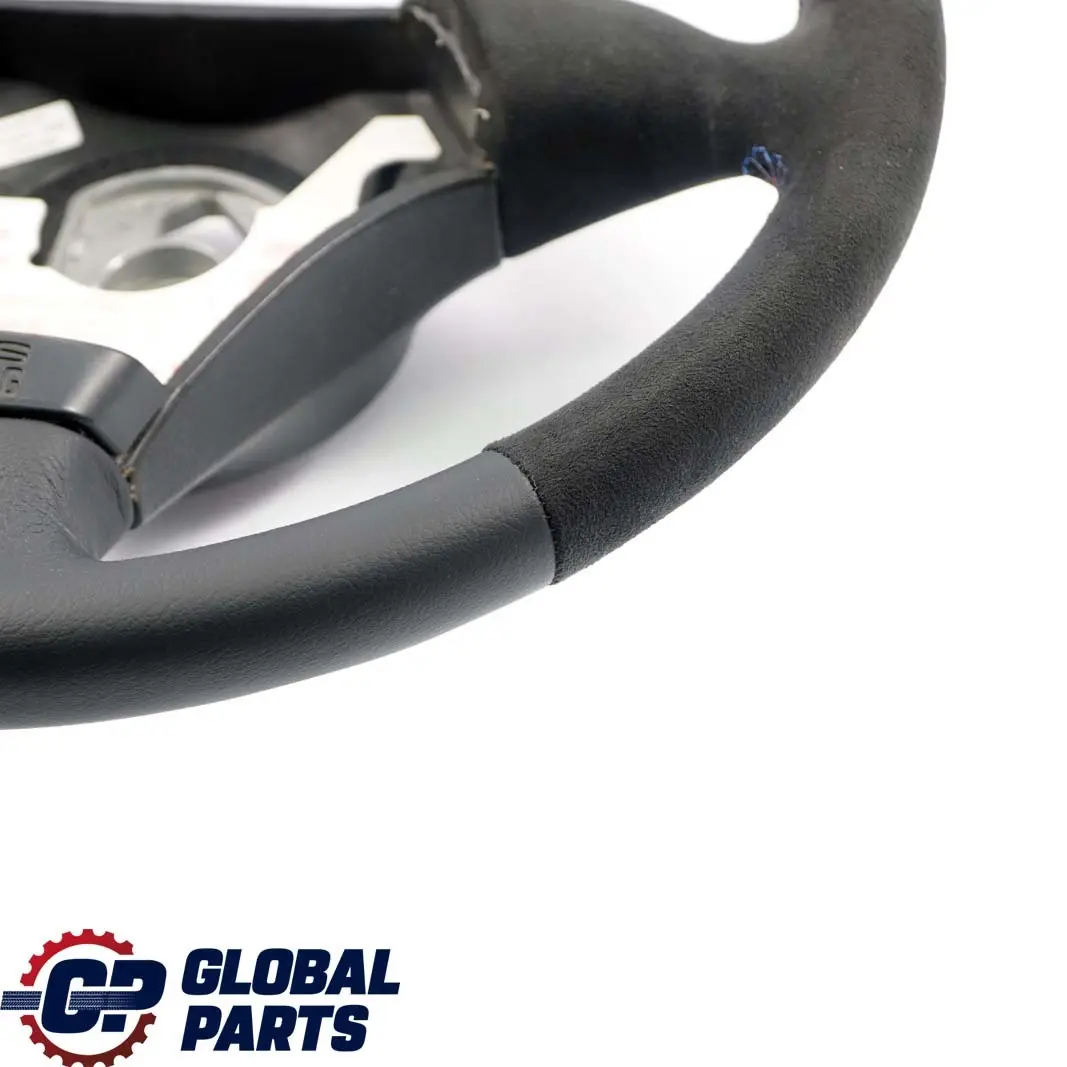 Leather / Alcantara Sport Steering Wheel 3 Spoke Tricoloured to BMW E36 NEW Black with Part number 1092050 BMW E36 NEW Black Leather / Alcantara Sport Steering Wheel 3 Spoke Tricoloured - SKU 1092050-2 - Part number 1092050