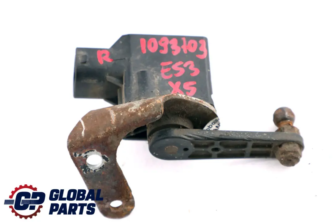 Headlight Control Level Sensor Bracket Right O/S to BMW X5 Series E53 with Part number 1093703 BMW X5 Series E53 Headlight Control Level Sensor Bracket Right O/S - SKU 1093703 - Part number 1093703