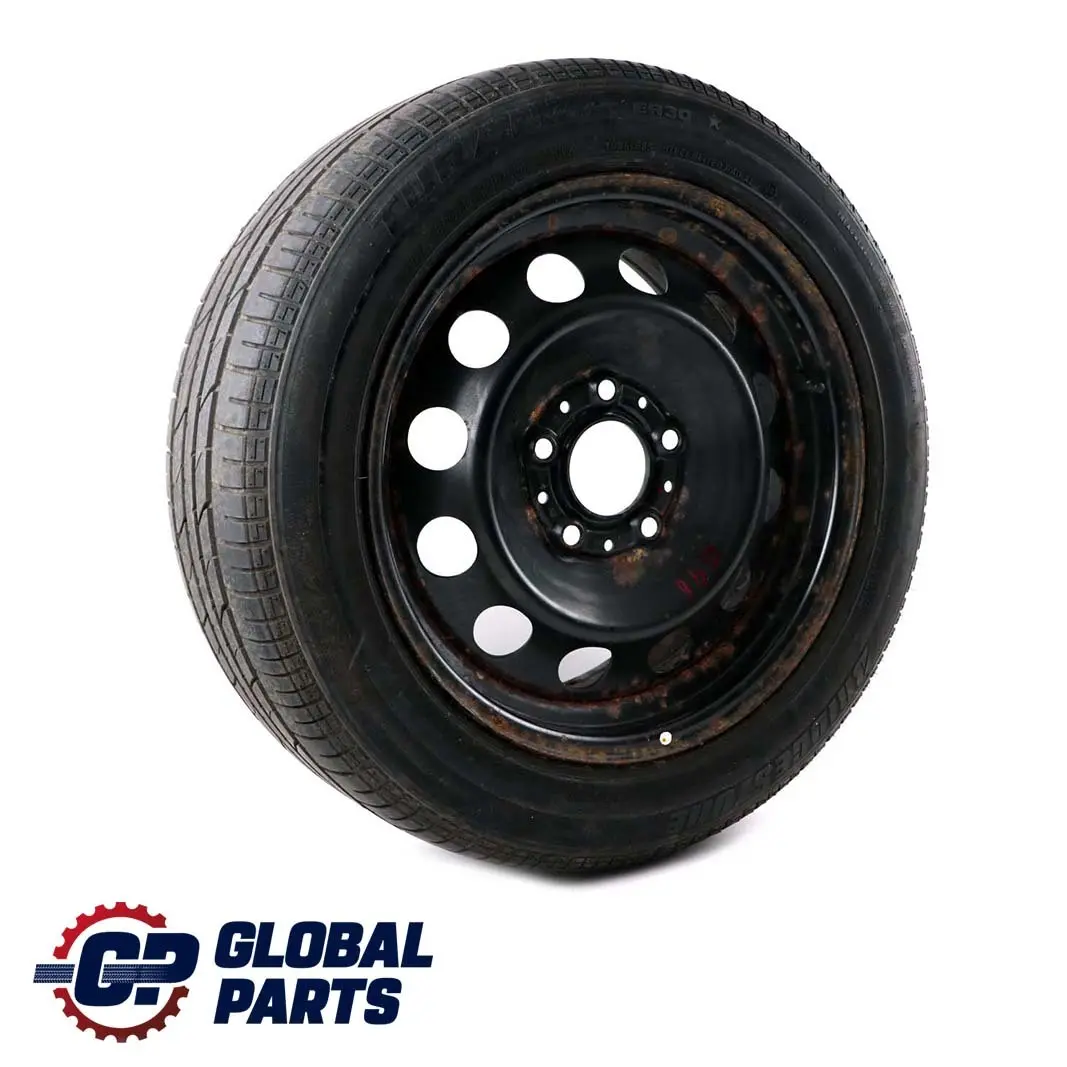 BMW E46 Stahl Felge Schwarz Reifen Bridgestone 205/55 R16 16" 7J ET:47 - SKU 1095013 - Teilenummer 