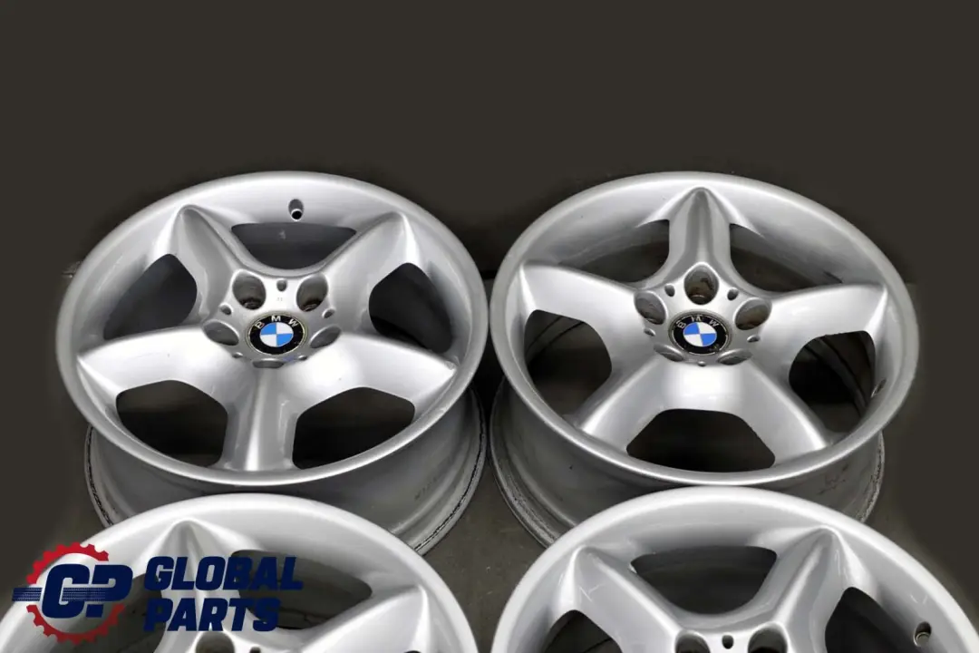 BMW X5 er E53 Set Rad Felgen Sternspeiche 57 Aluminium 17" 7,5J ET:40 - SKU 1096159 - Teilenummer 1096159