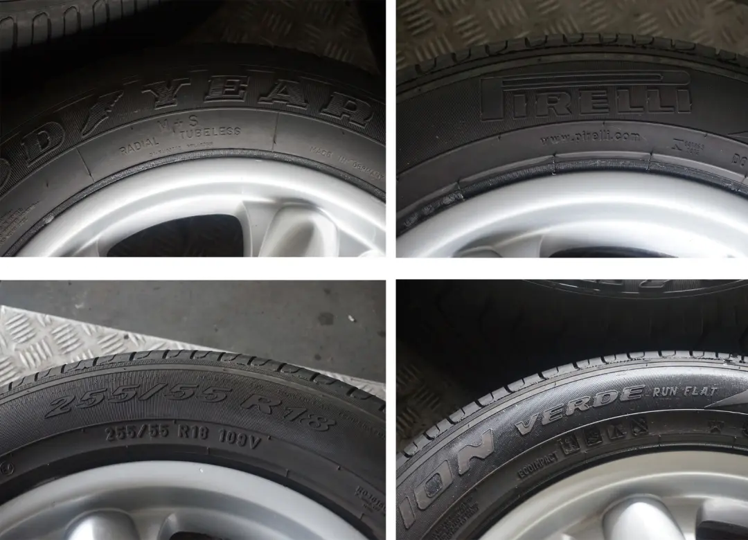 BMW X5 Series E53 Complete Set 4x Wheel with Tyres 18" 8,5J Star Spoke 58 - SKU 1096160 - Part number 1096160