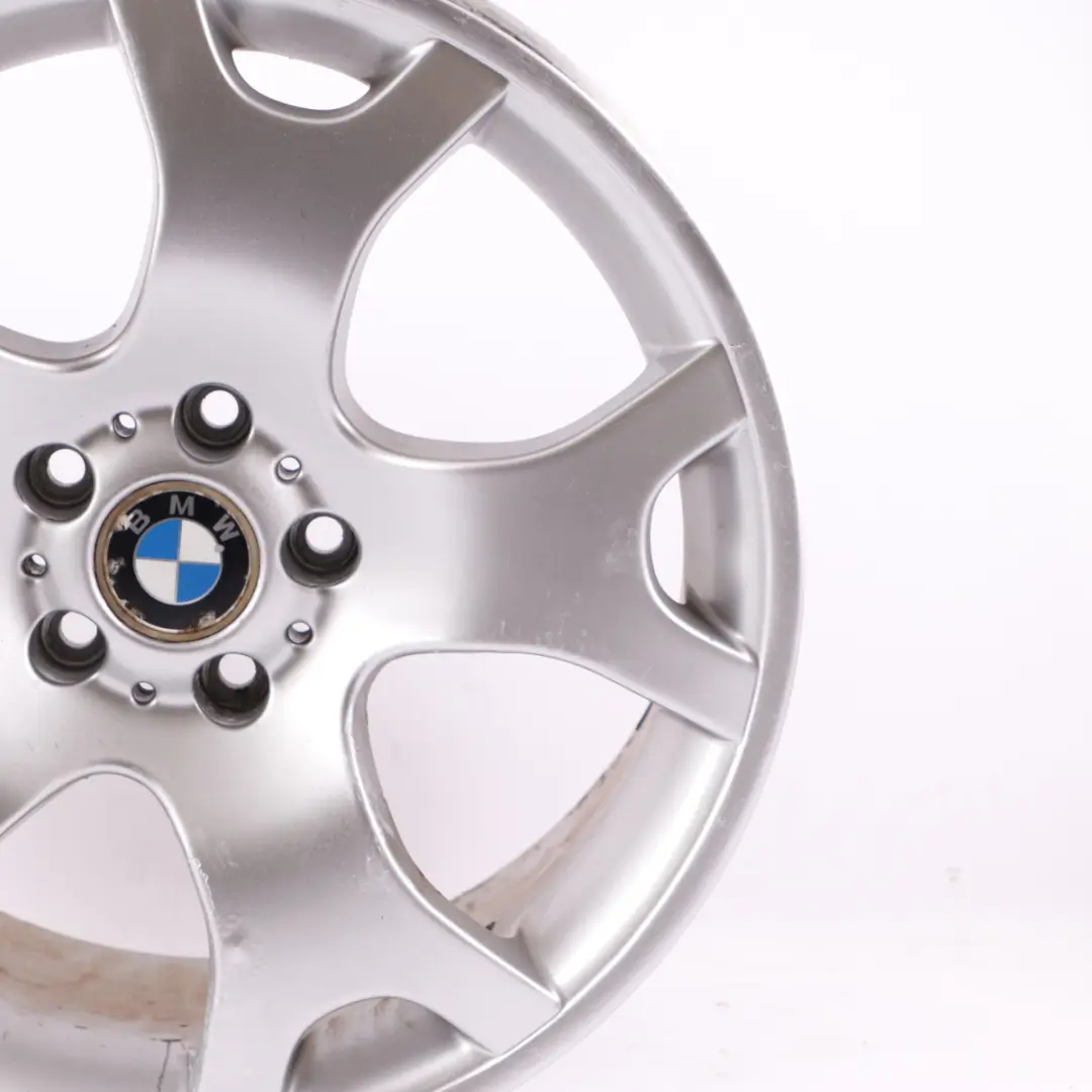 Alloy Rim 19" V Spoke 63 ET:45 10J to BMW X5 Series E53 Silver Rear Wheel with Part number 1096228 BMW X5 Series E53 Silver Rear Wheel Alloy Rim 19" V Spoke 63 ET:45 10J - SKU 1096228-6 - Part number 1096228