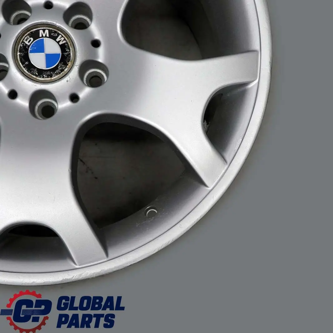 Alloy Rim 19" 10J V Spoke 63 ET:45 to BMW X5 Series E53 Silver Rear Wheel with Part number 1096228 BMW X5 Series E53 Silver Rear Wheel Alloy Rim 19" 10J V Spoke 63 ET:45 - SKU 1096228-8 - Part number 1096228