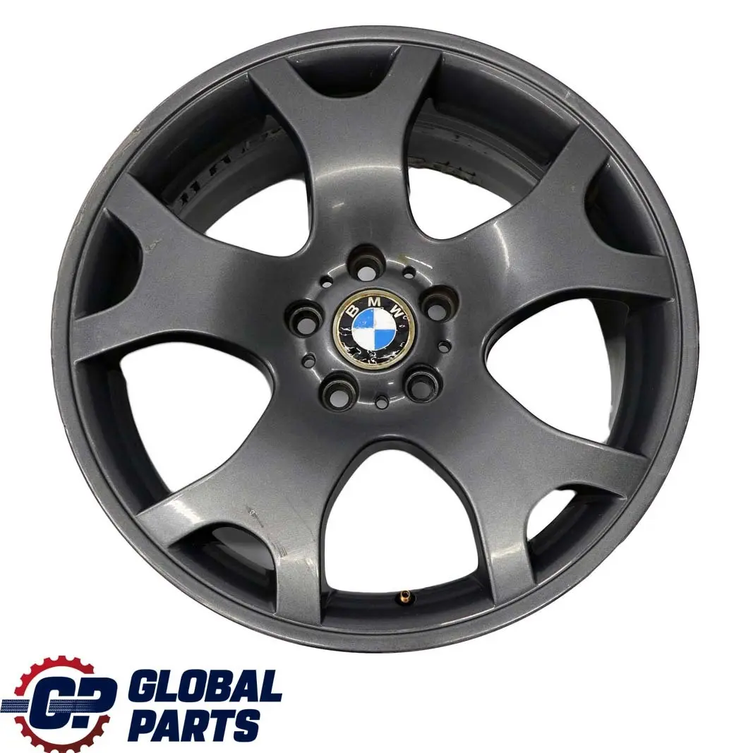 Grey Front Wheel Alloy Rim 19" 9J V Spoke 63 ET:48 to BMW X5 Series E53 with Part number 1096231 BMW X5 Series E53 Grey Front Wheel Alloy Rim 19" 9J V Spoke 63 ET:48 - SKU 1096231-6 - Part number 1096231
