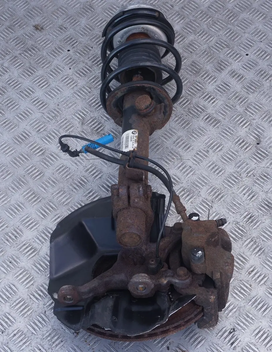 N46 Front Right O/S Suspension Leg Brake Axle to BMW 3 Series E46 Compact 316ti with Part number 1096852 BMW 3 Series E46 Compact 316ti N46 Front Right O/S Suspension Leg Brake Axle - SKU 1096852 - Part number 1096852