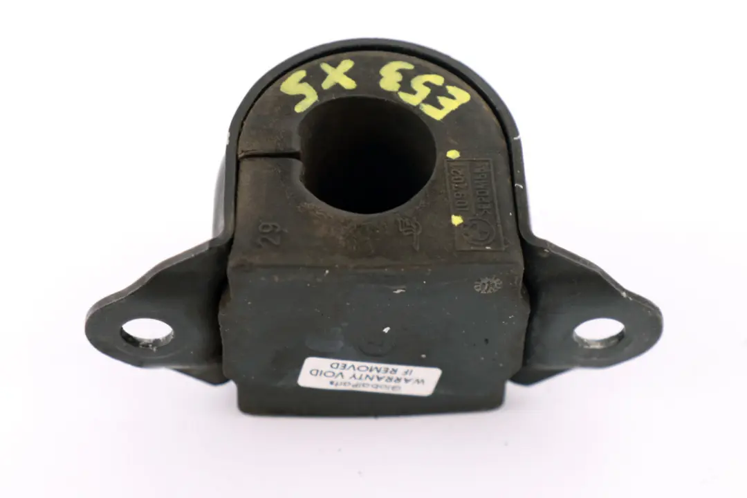 Eje Delantero Estabilizador Goma Montaje Izquierda Derecha N/ D=29MM para BMW E53 con número de pieza 1097021 BMW E53 Eje Delantero Estabilizador Goma Montaje Izquierda Derecha N/ D=29MM - SKU 1097021 - Número de pieza 1097021