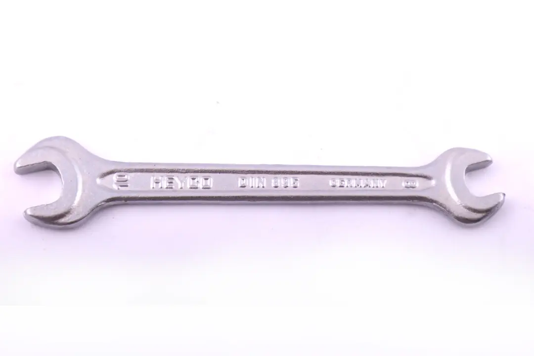 CHIAVE Ingegnere a Doppia Testa Aperta 8 10 HEYCO per BMW E46 X5 E53 E60 E63 E65 con numero di parte 1112893 BMW E46 X5 E53 E60 E63 E65 CHIAVE Ingegnere a Doppia Testa Aperta 8 10 HEYCO - SKU 1112893 - Numero di parte 1112893