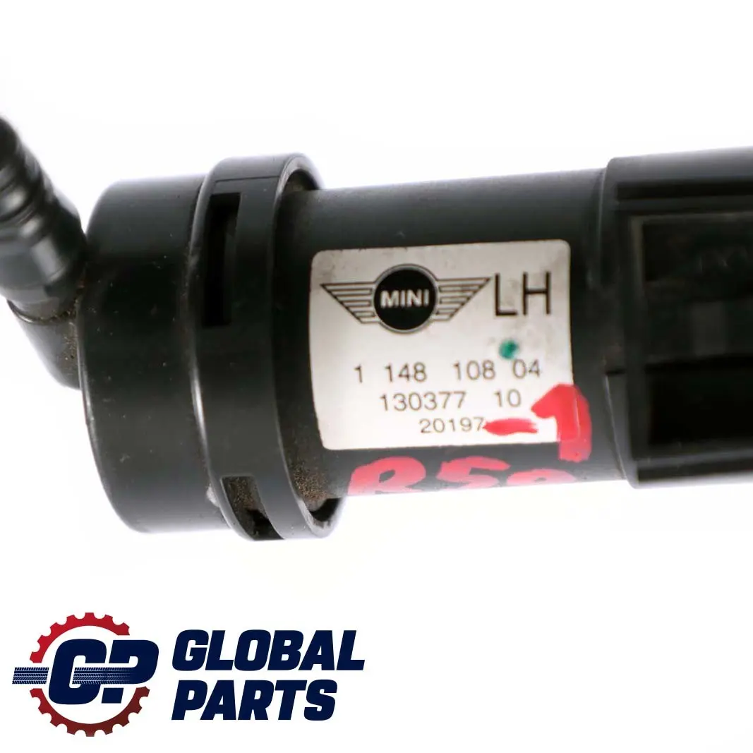 Left N/S High Pressure Nozzle Jet Headlight Washer to Mini R50 R53 with Part number 1148108 Mini R50 R53 Left N/S High Pressure Nozzle Jet Headlight Washer - SKU 1148108-1 - Part number 1148108