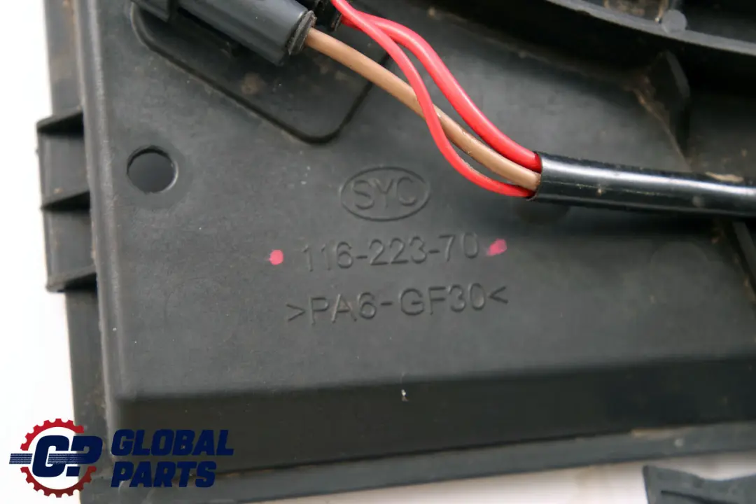 BMW E81 E87 E90 E91 E92 Radiatore Alloggiamento ventola ventola SYC - SKU 116-223-70 - Numero di parte 116-223-70