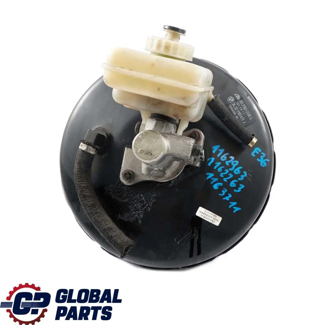 Bremskraftverstärker für BMW 3 er E36 mit Teilenummer 1163472 BMW 3 er E36 Bremskraftverstärker - SKU 1162963 - Teilenummer 1163472