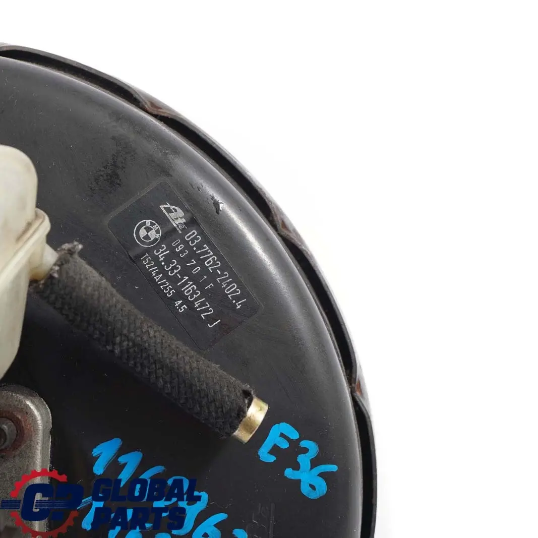 Bremskraftverstärker für BMW 3 er E36 mit Teilenummer 1163472 BMW 3 er E36 Bremskraftverstärker - SKU 1162963 - Teilenummer 1163472
