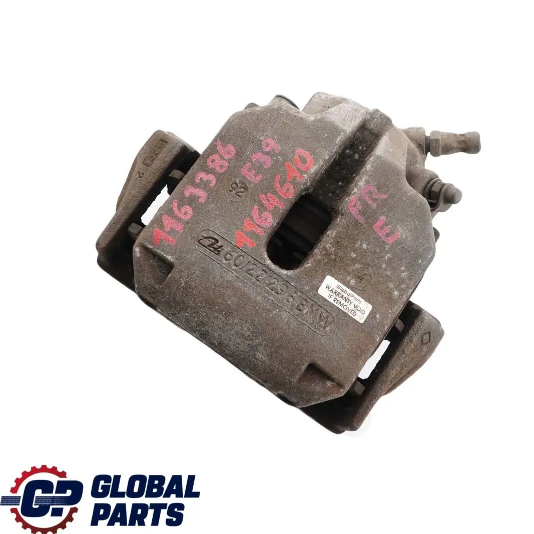Reihe E39 Bremssattelgehäuse Bremssattel Bremse Vorne Rechts 60/22/296 für BMW 5 mit Teilenummer 1163386 BMW 5 Reihe E39 Bremssattelgehäuse Bremssattel Bremse Vorne Rechts 60/22/296 - SKU 1163386 - Teilenummer 1163386