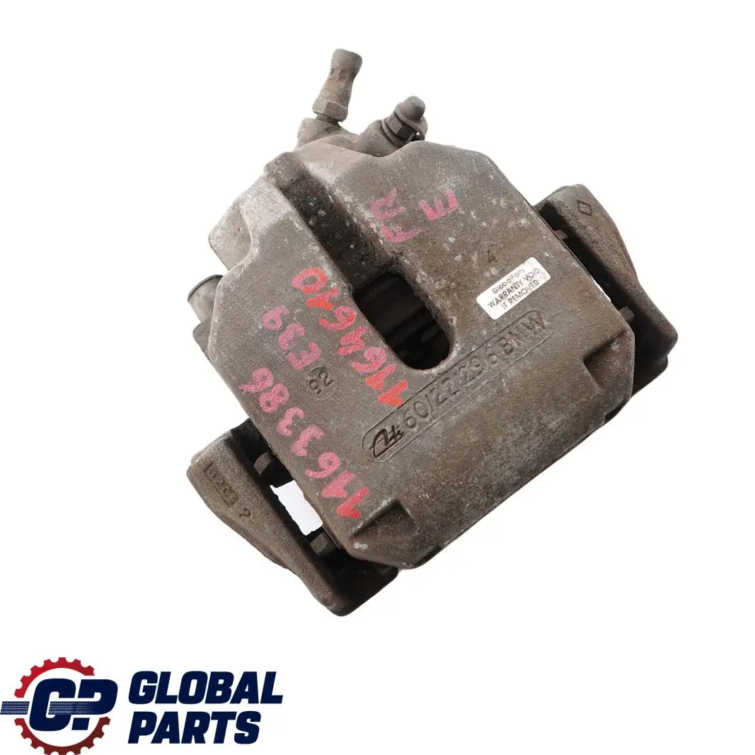 Front Right O/S Brake Caliper Housing Carrier 60/22/296 to BMW 5 Series E39 with Part number 1163386 BMW 5 Series E39 Front Right O/S Brake Caliper Housing Carrier 60/22/296 - SKU 1163386 - Part number 1163386