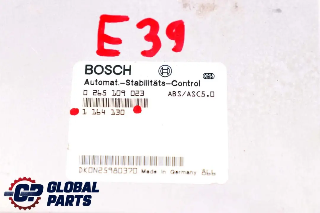 Modulo Unità di Controllo di Base ABS ASC Computer ECU per BMW E38 E39 con numero di parte 1164130 BMW E38 E39 Modulo Unità di Controllo di Base ABS ASC Computer ECU - SKU 1164130 - Numero di parte 1164130