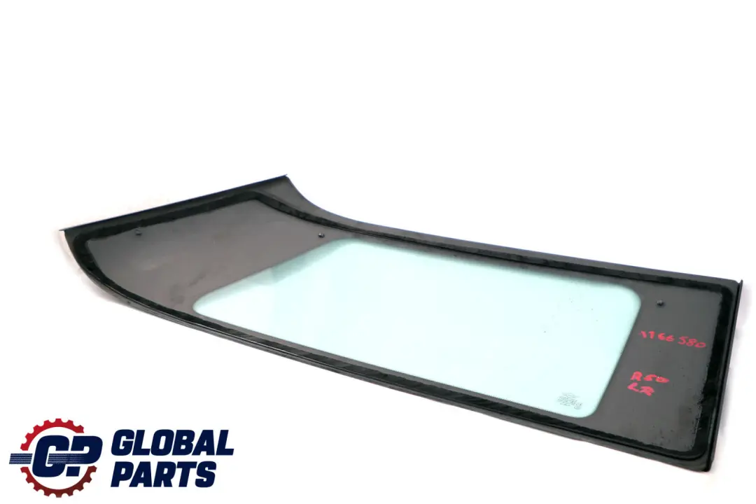 Seitenfensterglas Hinten Links Seite AS2 Grün für Mini Cooper R50 R53 mit Teilenummer 1166580 Mini Cooper R50 R53 Seitenfensterglas Hinten Links Seite AS2 Grün - SKU 1166580 - Teilenummer 1166580