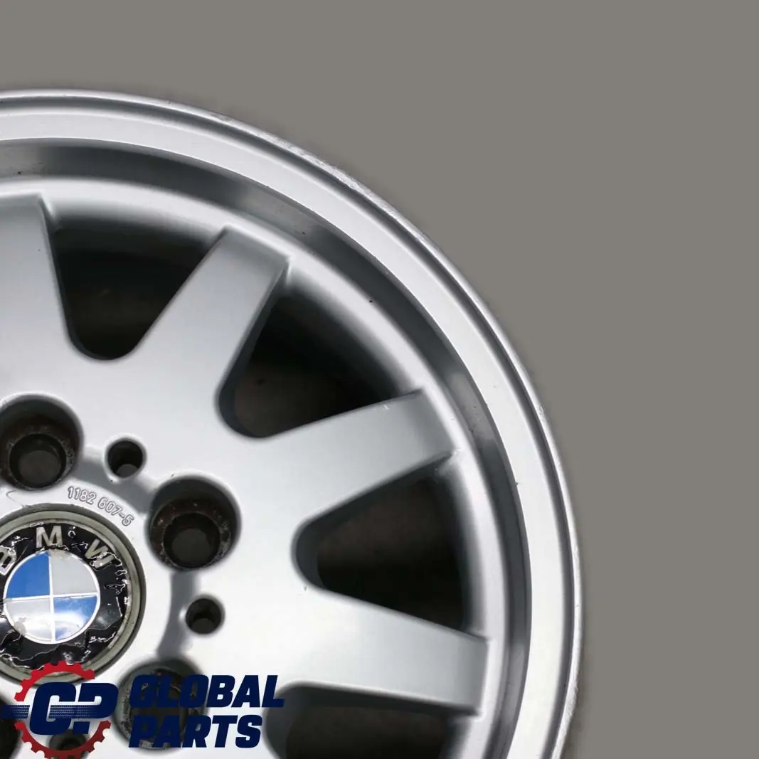 BMW 3 E36 E46 Argent Jantes Alu Alliage 15" ET:47 7J Coiffant 28 - SKU 1182607-2 - Numéro de pièce 1182607