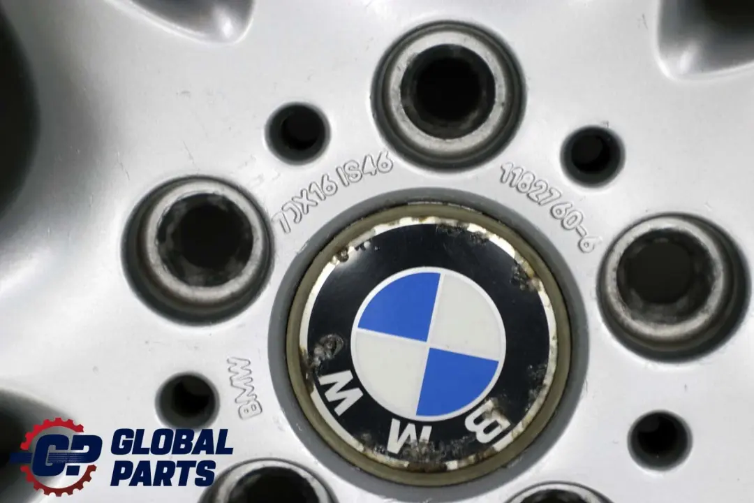 Alloy Wheel Rim 16" Double Spoke Styling 30 7J ET:46 to BMW 3 Series E46 with Part number 1182760 BMW 3 Series E46 Alloy Wheel Rim 16" Double Spoke Styling 30 7J ET:46 - SKU 1182760-2 - Part number 1182760