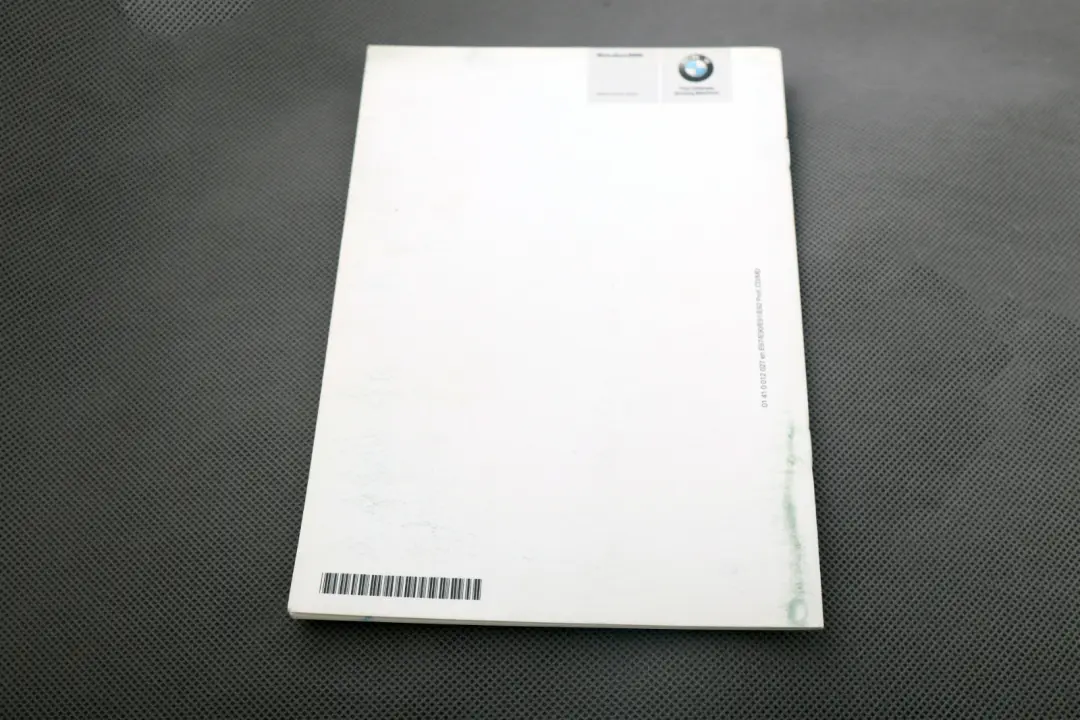 BMW E87 E90 E91 Book Operating Instructions Radio Professional CD MD - SKU 12027 - Part number 0012027