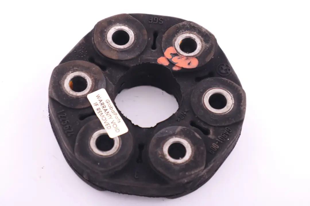 Propshaft Doughnut hardy-disc 2611 to BMW E36 E46 E87 E90 with Part number 26111225624 BMW E36 E46 E87 E90 Propshaft Doughnut hardy-disc 2611 - SKU 1225624 - Part number 26111225624