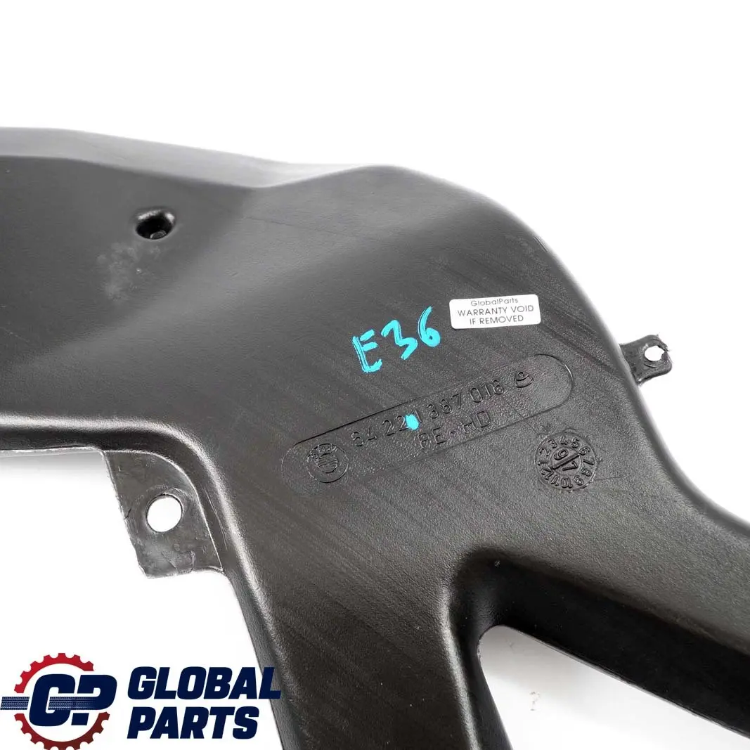 BMW 3 Series E36 Rear Right O/S Heater Matrix Air Duct - SKU 1387016 - Part number 1387016